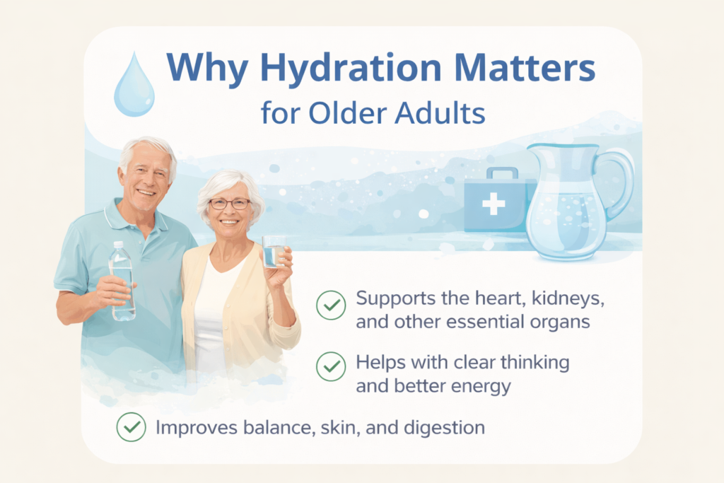 Daily Hydration Tracker for Seniors and The Elderly